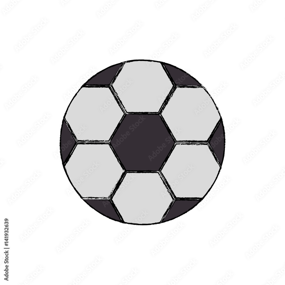 Fototapeta premium balloon soccer isolated icon vector illustration design