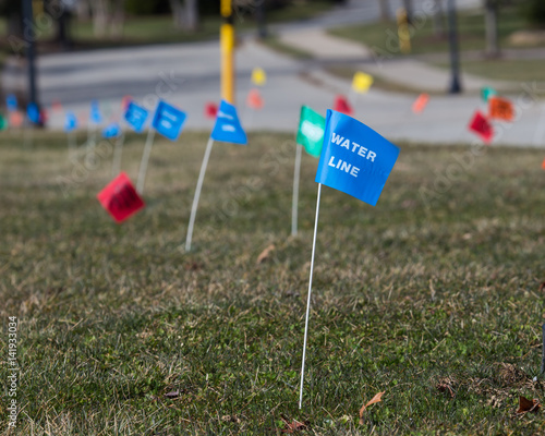 Construction Flag Utility Marker