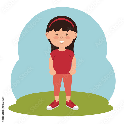 mother avatar character icon vector illustration design