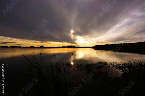 Evening at the lake