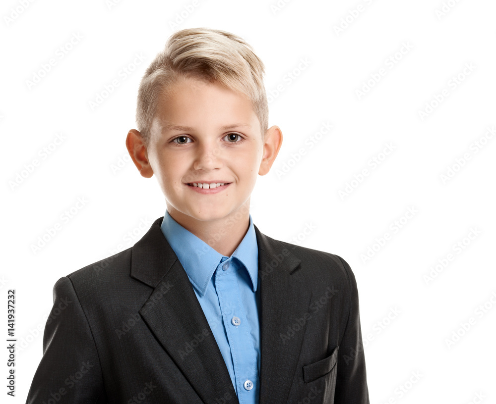 Cute schoolboy in formalwear Cute schoolboy in formalwear