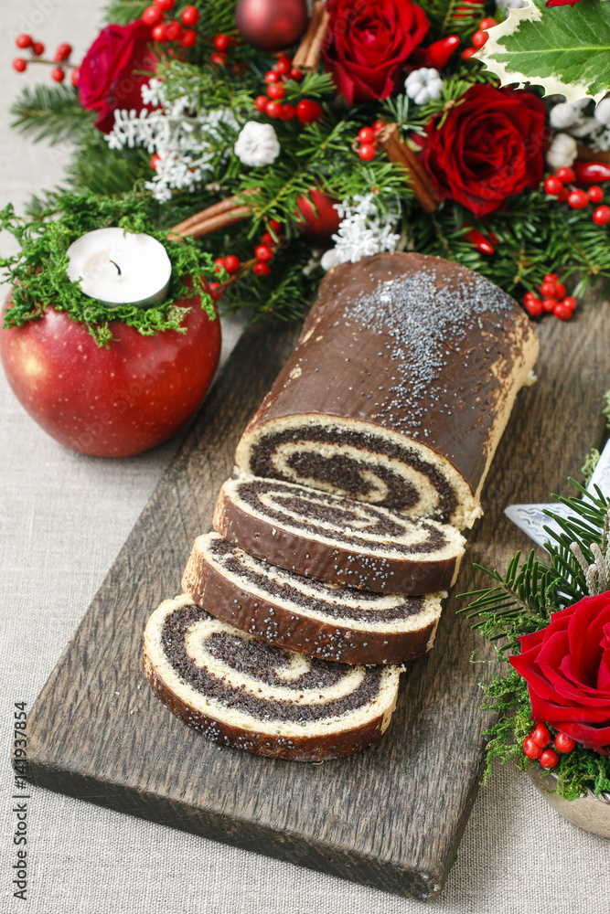 Festive poppy seed cake Festive poppy seed cake