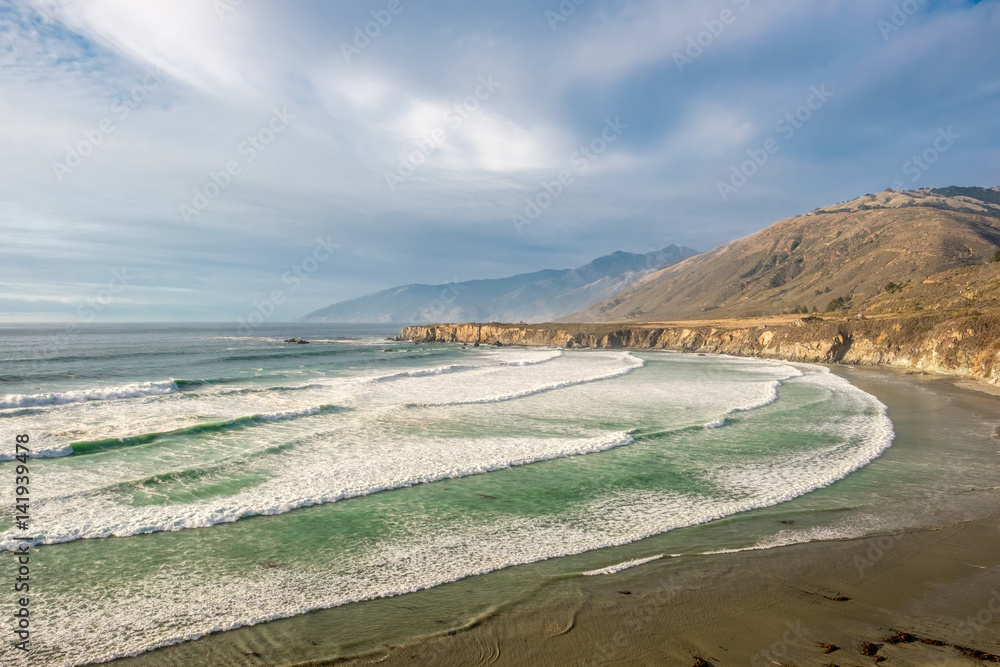 USA Pacific coast, Sand Dollar Beach, Big Sur, California USA Pacific coast, Sand Dollar Beach, Big Sur, California