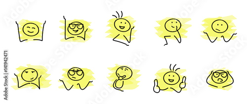 Stick Figures Gestures