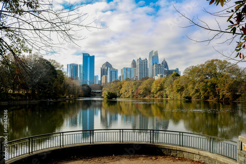 Fotografia Piedmont Park - Atlanta Skyline