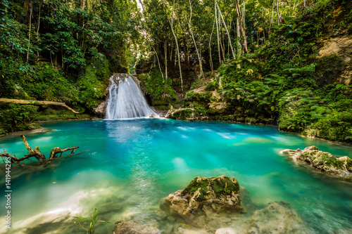 Photographie Blue hole waterfall