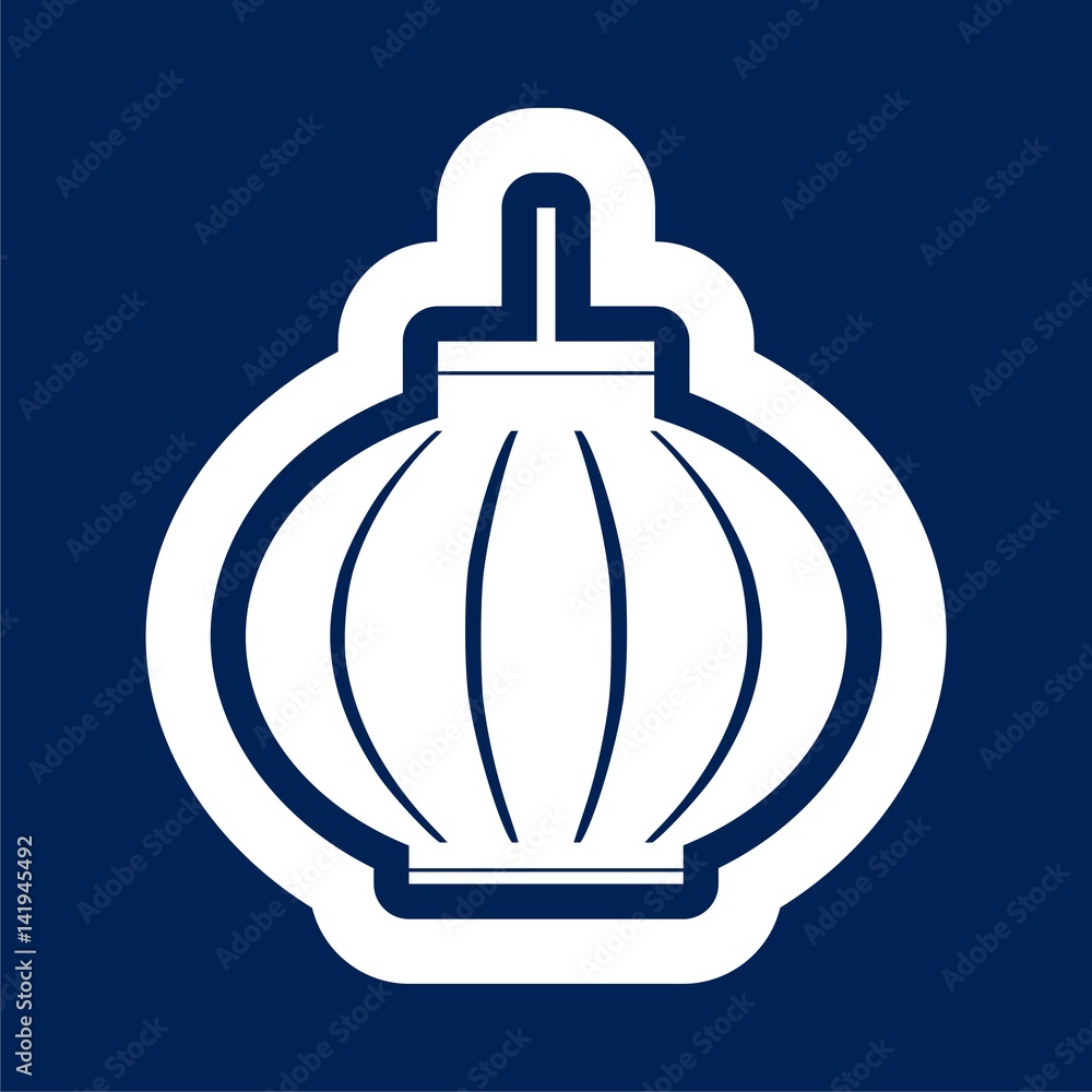 Obraz premium Chinese Lantern icon - Illustration