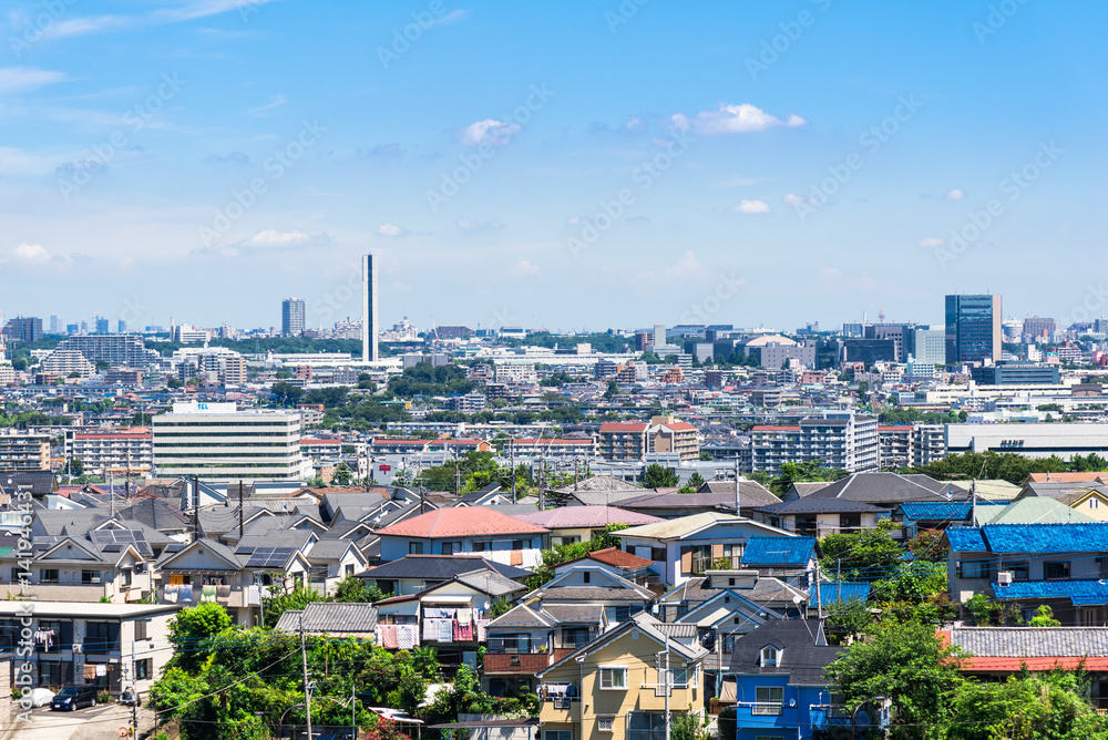 Obraz premium 東京郊外の住宅街イメージ