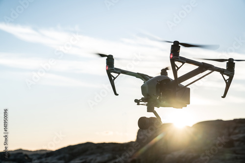 Fototapeta Naklejka Na Ścianę i Meble -  Drone Sunset