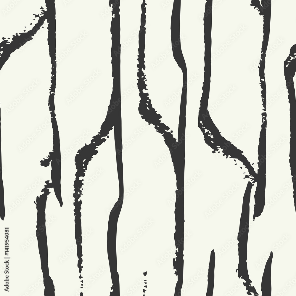 Fototapeta premium Hand Drawn Seamless Vector Pattern.Fresh and Imperfect Brushstrokes.Hand painted Ink textures