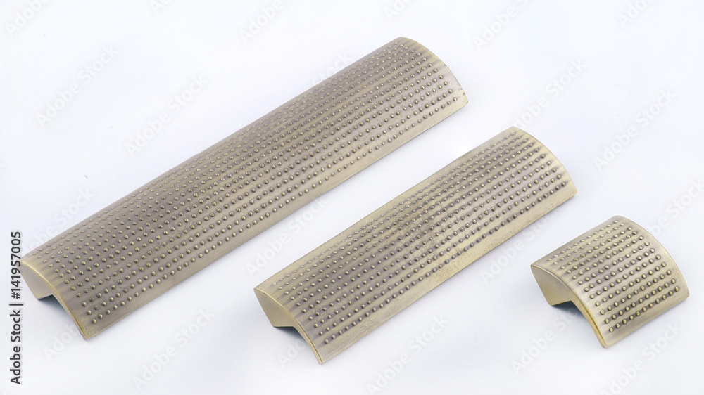 fittings for furniture. Handles for cabinets on a white background fittings for furniture. Handles for cabinets on a white background