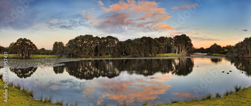 Billede på lærred Park Centen Pond Pan