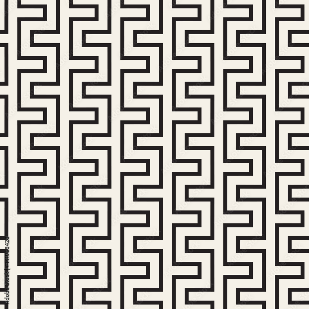 Maze Tangled Lines Contemporary Graphic. Abstract Geometric Background Design. Vector Seamless Pattern. Maze Tangled Lines Contemporary Graphic. Abstract Geometric Background Design. Vector Seamless Pattern.