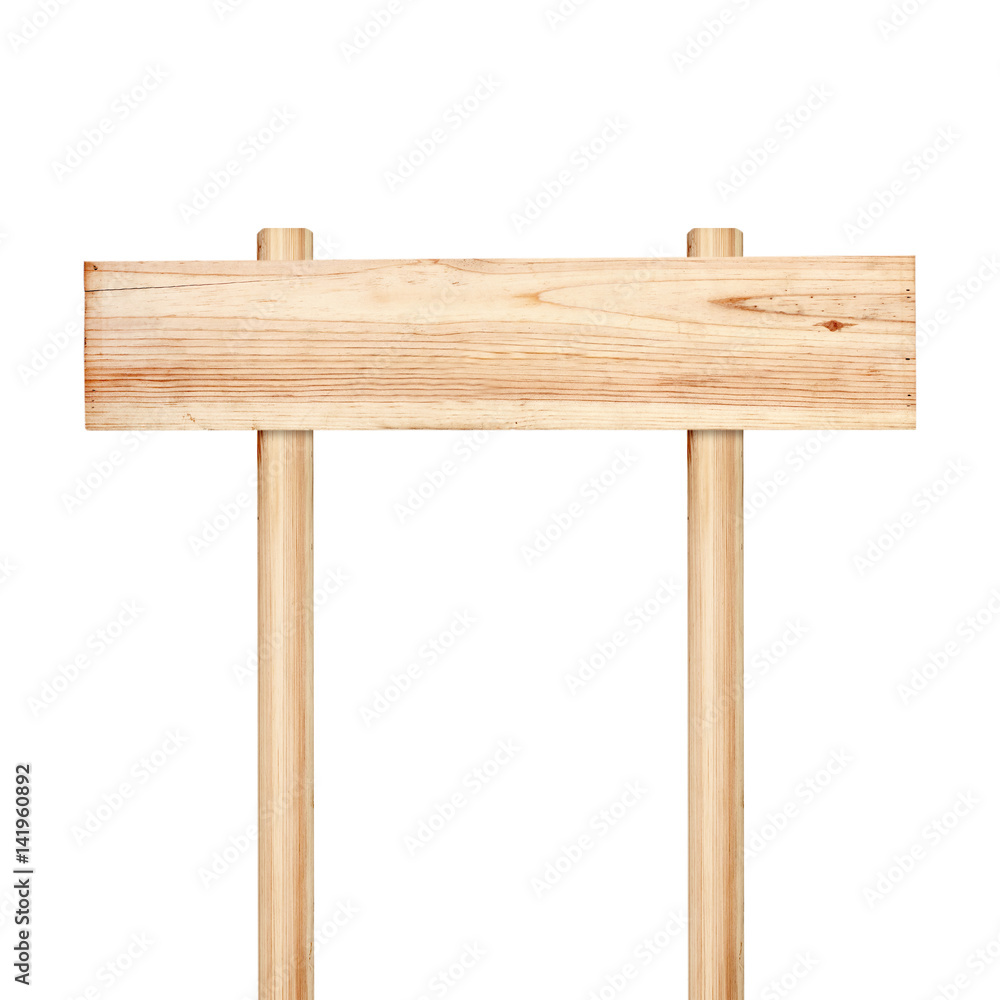 Wooden sign isolated on white. Wooden sign isolated on white.
