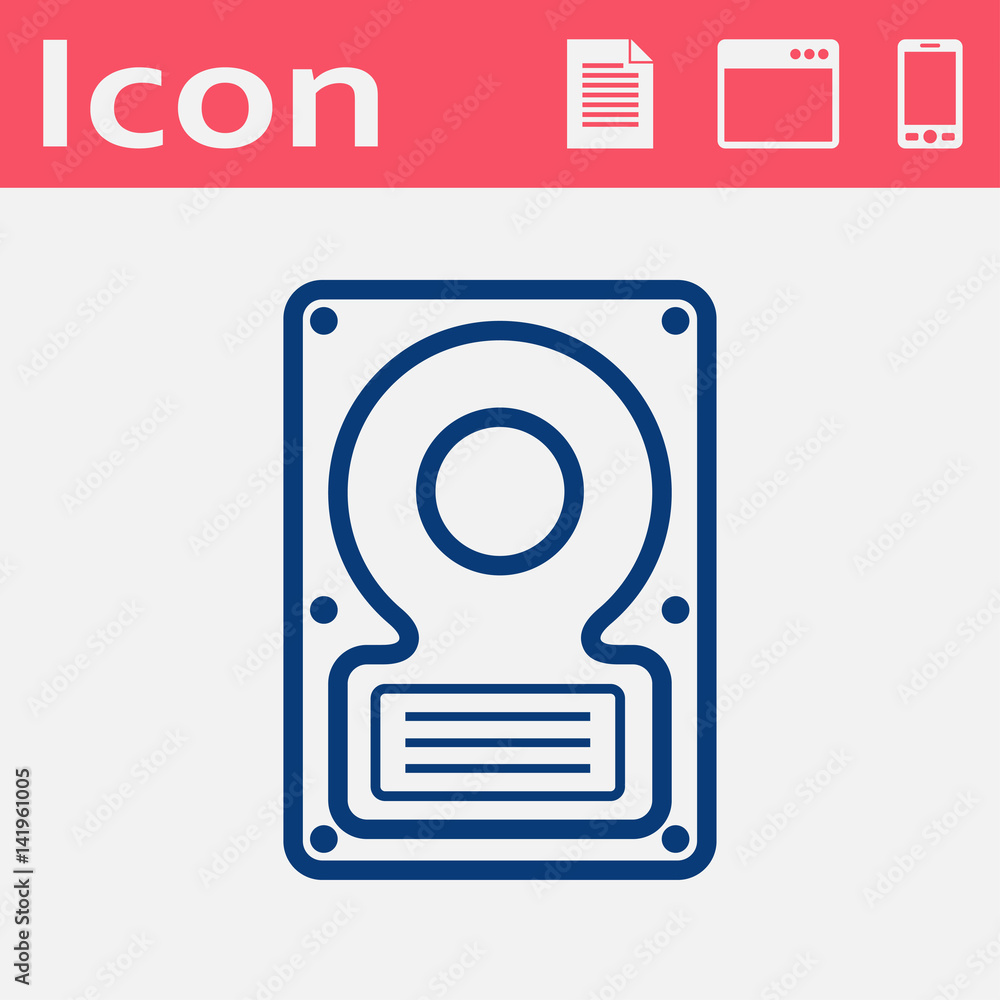icon of hard disk icon of hard disk