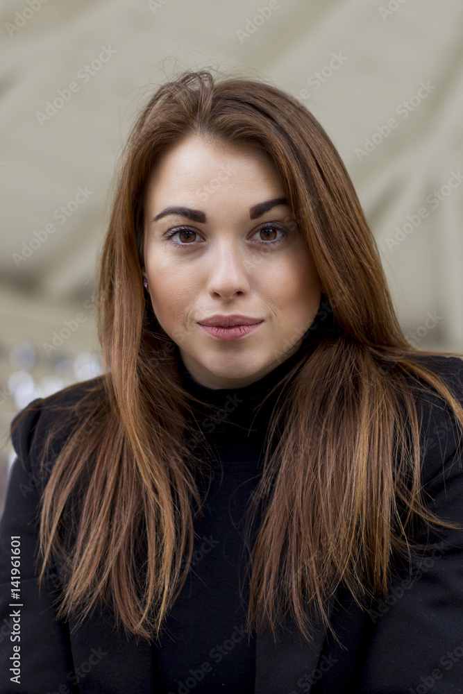 Portrait of beuatiful young girl Portrait of beuatiful young girl