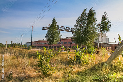 Сonstruction of a brick factory near the city of Borzna of the Chernigov area in Ukraine. September 2007