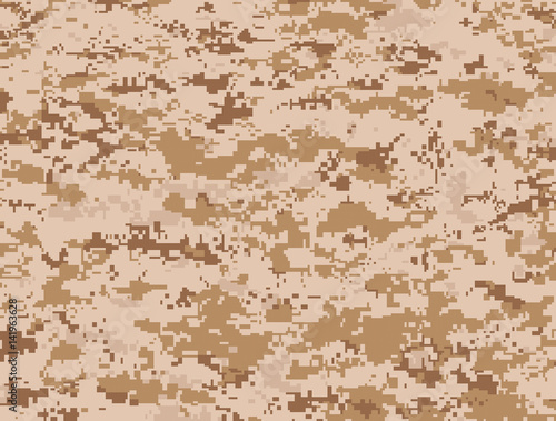 Camouflage pixels désert