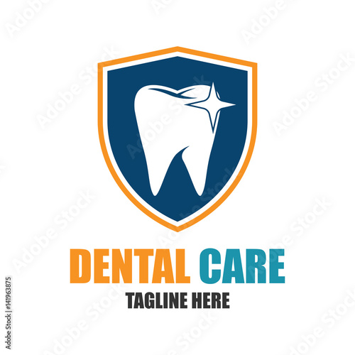 teeth for dentistry / stomatologist / dental clinic logo. flat vector illustration