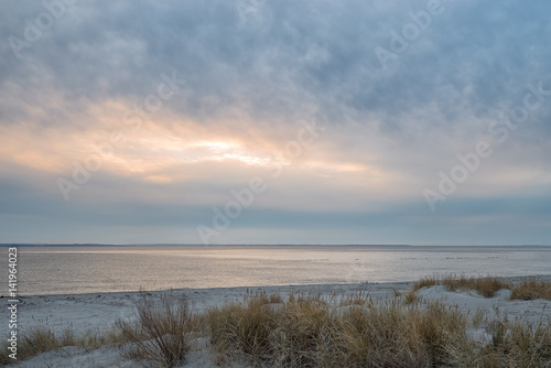 Sunset on the beach © Filip Olejowski