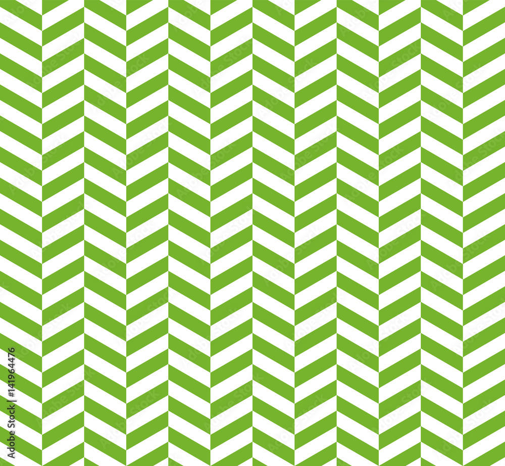 Vettoriale Stock Seamless green herringbone pattern. Vector backdrop