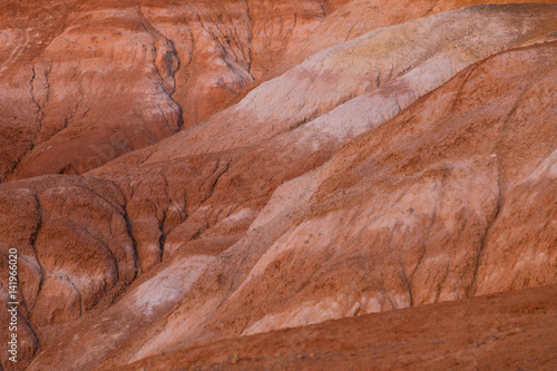 Background of red clay