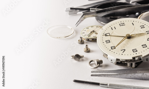 Very old watch in the process of repair