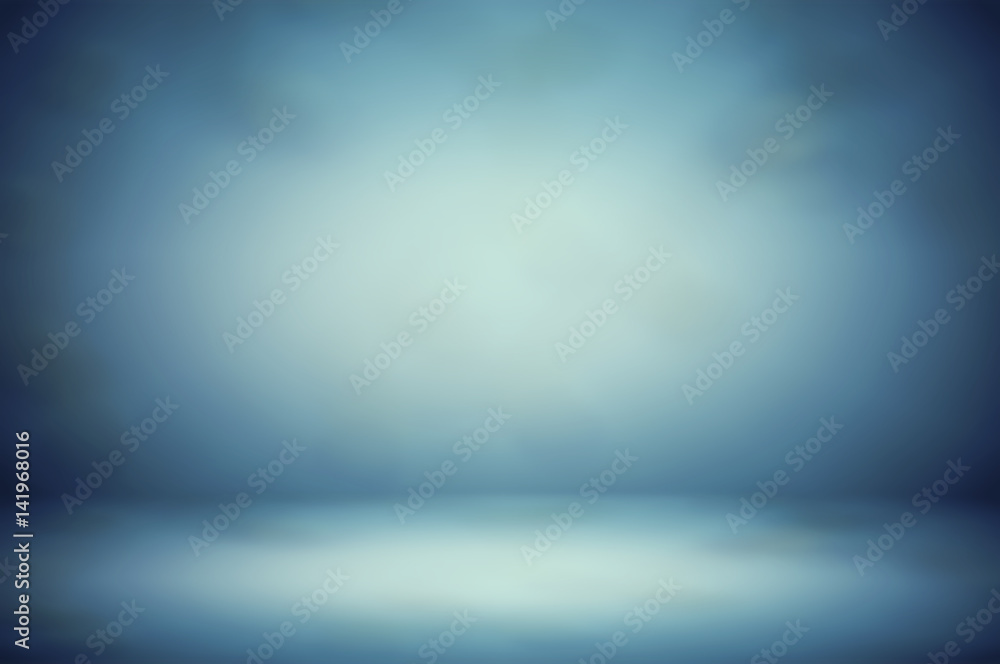 blur abstract soft blue studio and wall background Stock Photo | Adobe Stock