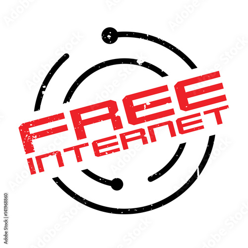 Free Internet rubber stamp. Grunge design with dust scratches. Effects can be easily removed for a clean, crisp look. Color is easily changed.