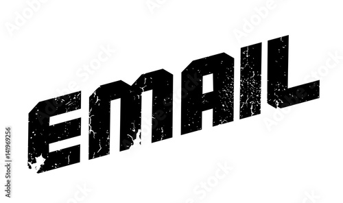 Email rubber stamp. Grunge design with dust scratches. Effects can be easily removed for a clean, crisp look. Color is easily changed.
