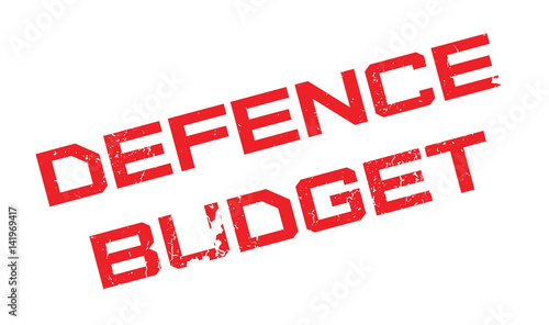 Defence Budget rubber stamp. Grunge design with dust scratches. Effects can be easily removed for a clean, crisp look. Color is easily changed.