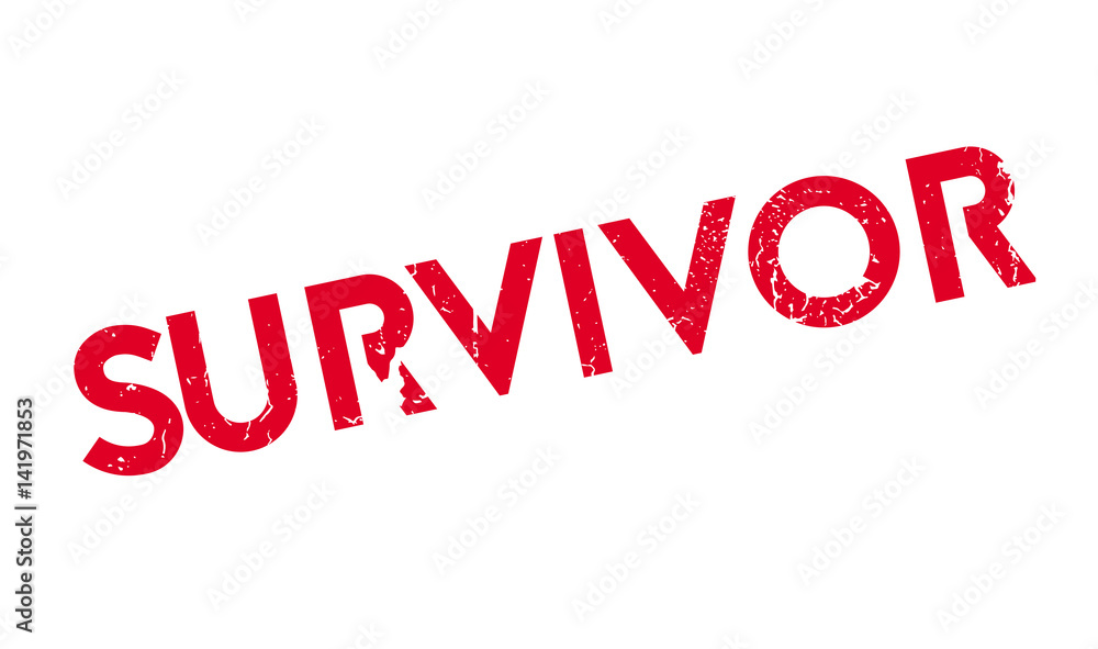 Survivor rubber stamp. Grunge design with dust scratches. Effects can be easily removed for a clean, crisp look. Color is easily changed. Survivor rubber stamp. Grunge design with dust scratches. Effects can be easily removed for a clean, crisp look. Color is easily changed.