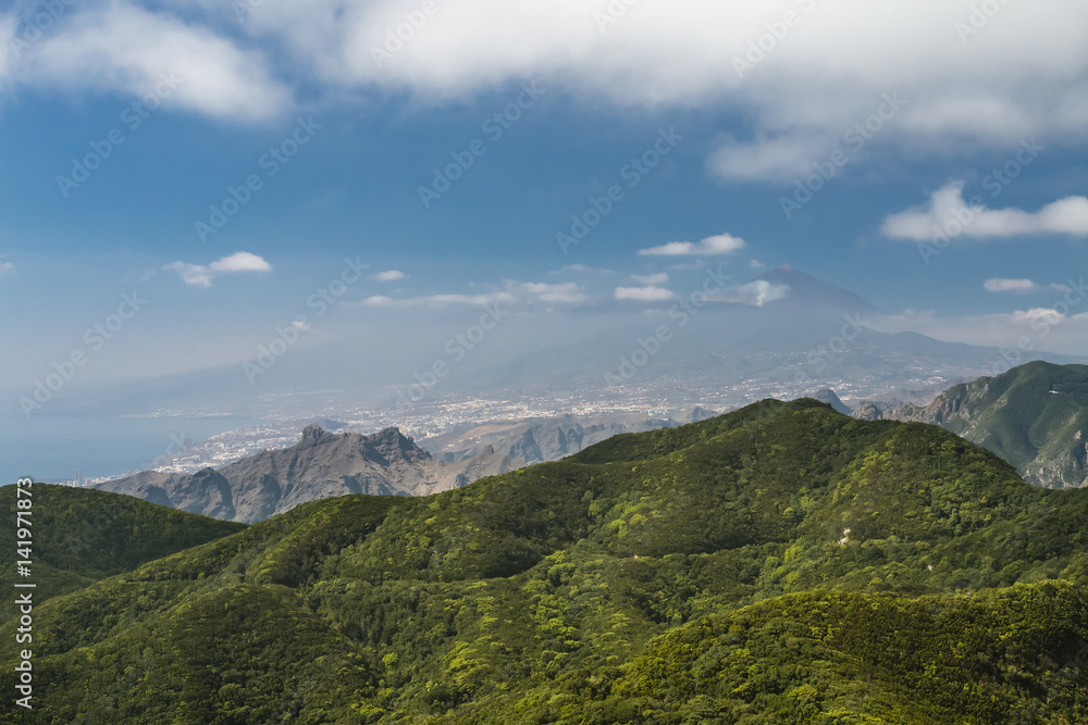 Naklejka premium Santa Cruz View In Tenerife, Spain