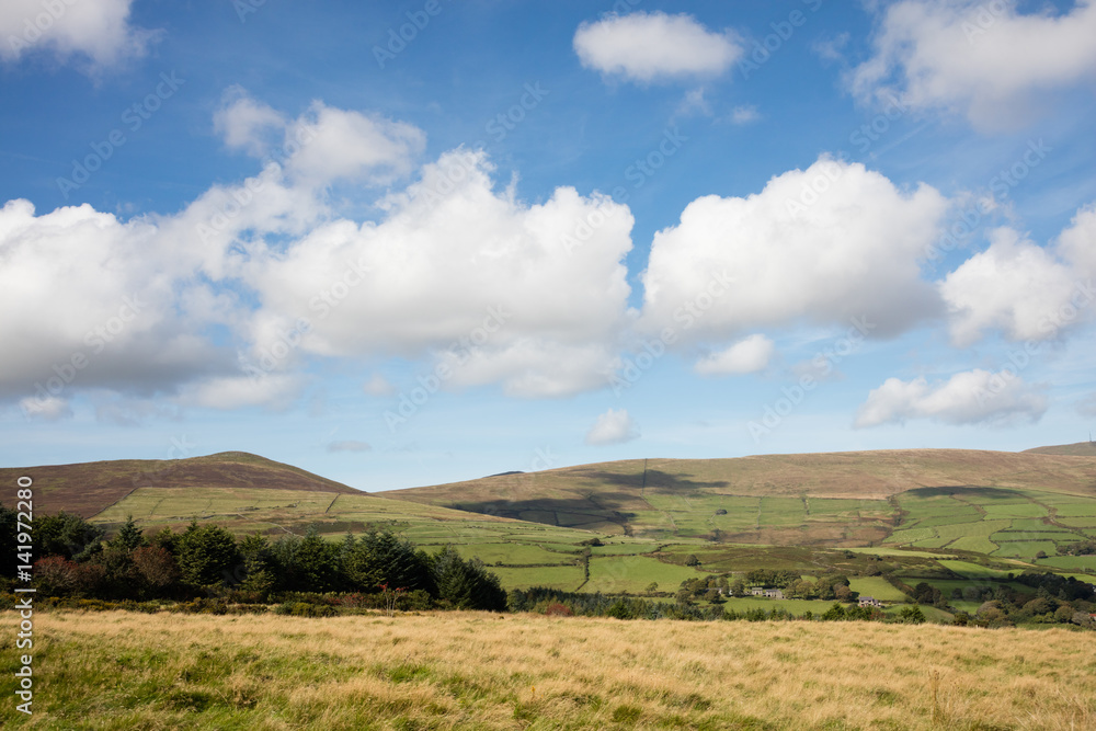 Farmland and moorland in the Isle of Man Farmland and moorland in the Isle of Man