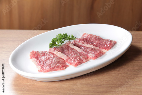 raw beef