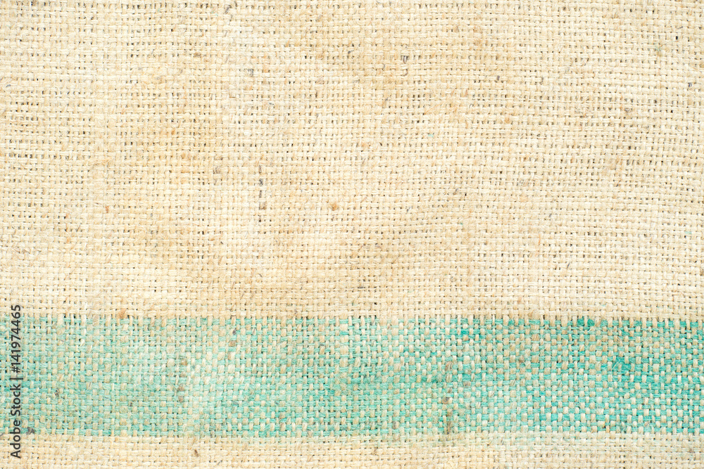 Fototapeta premium Closeup old sackcloth texture material for your background