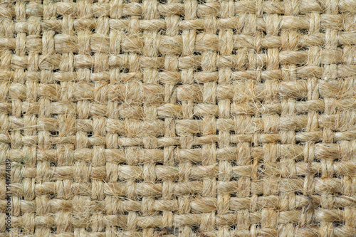 Closeup old sackcloth texture material for your background