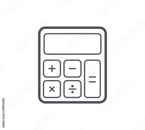 Calculator Line Icon