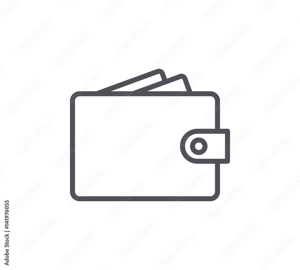 Wallet Line Icon Wallet Line Icon
