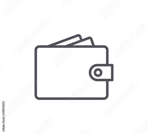 Wallet Line Icon photo