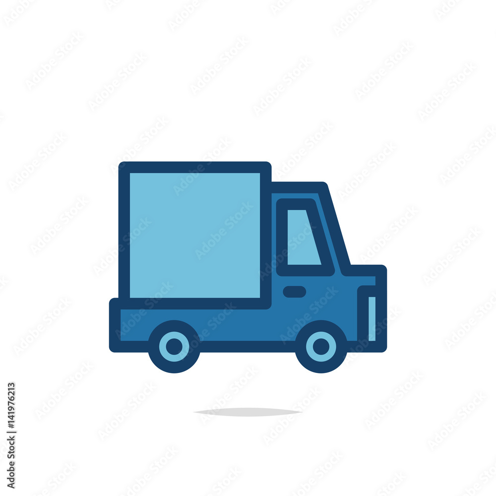 Delivery truck vector Delivery truck vector