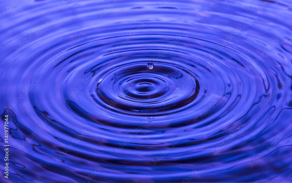 The wave from water drop The wave from water drop