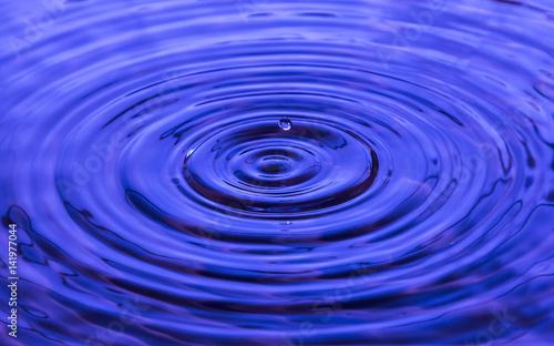 The wave from water drop