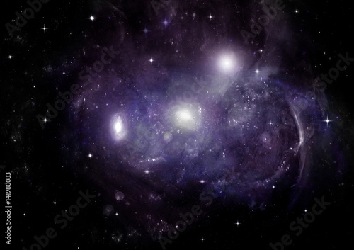 Wallpaper Mural galaxy in a free space Torontodigital.ca