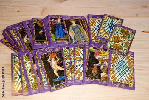 Konstfotografi tarot cards