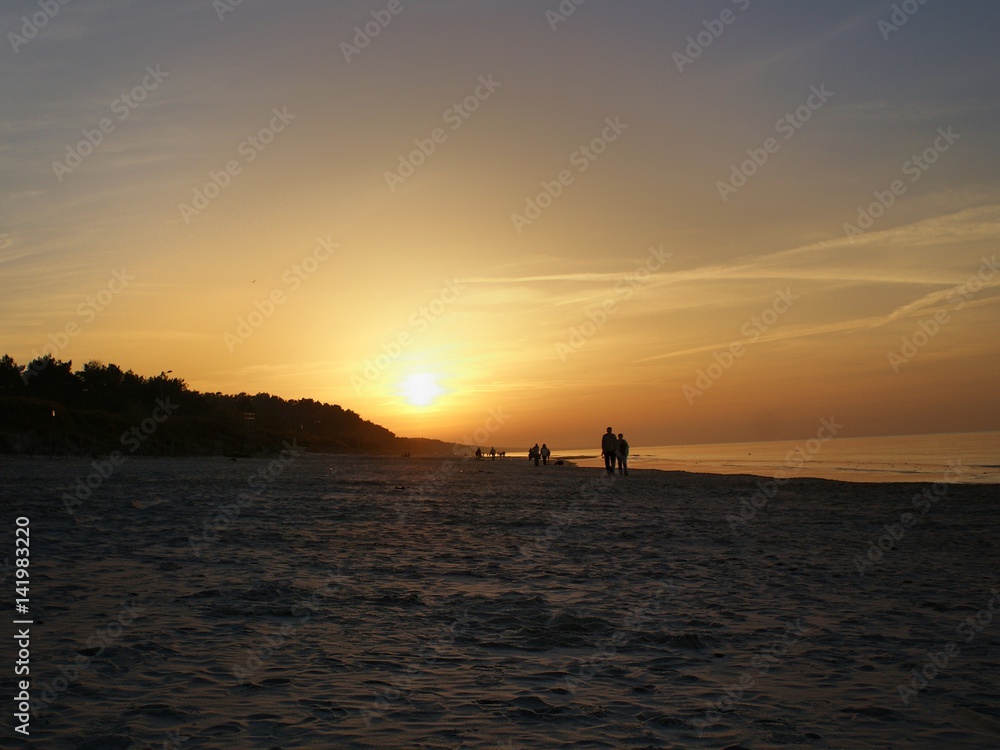 Morze Bałtyckie - Zachód słońca