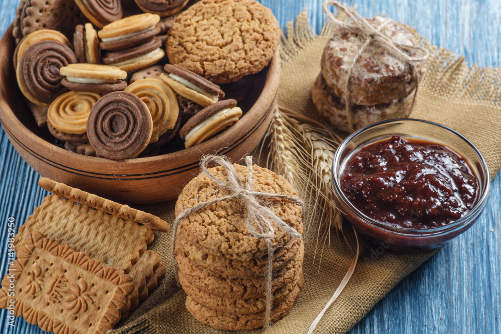 biscuits on table biscuits on table