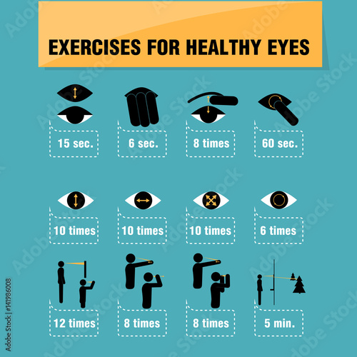 Exercises for healthy eyes.