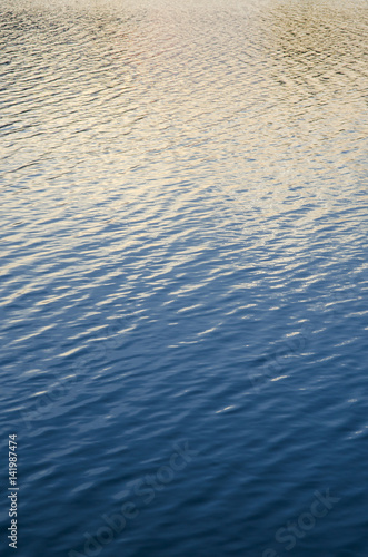 Photo of blue water backgro...