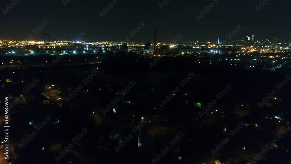 Aerial View of Philadelphia PA in the Distance Aerial View of Philadelphia PA in the Distance